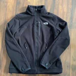Women’s black North Face fleece jacket